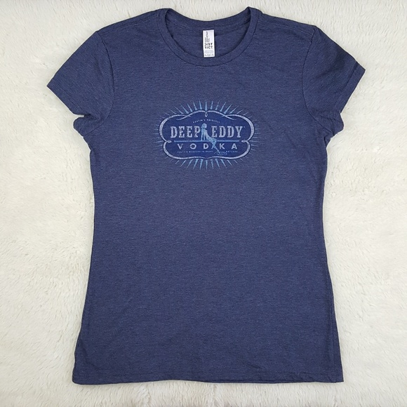 Deep Eddy Vodka Fitted Graphic Tee Sz Large - Picture 1 of 8